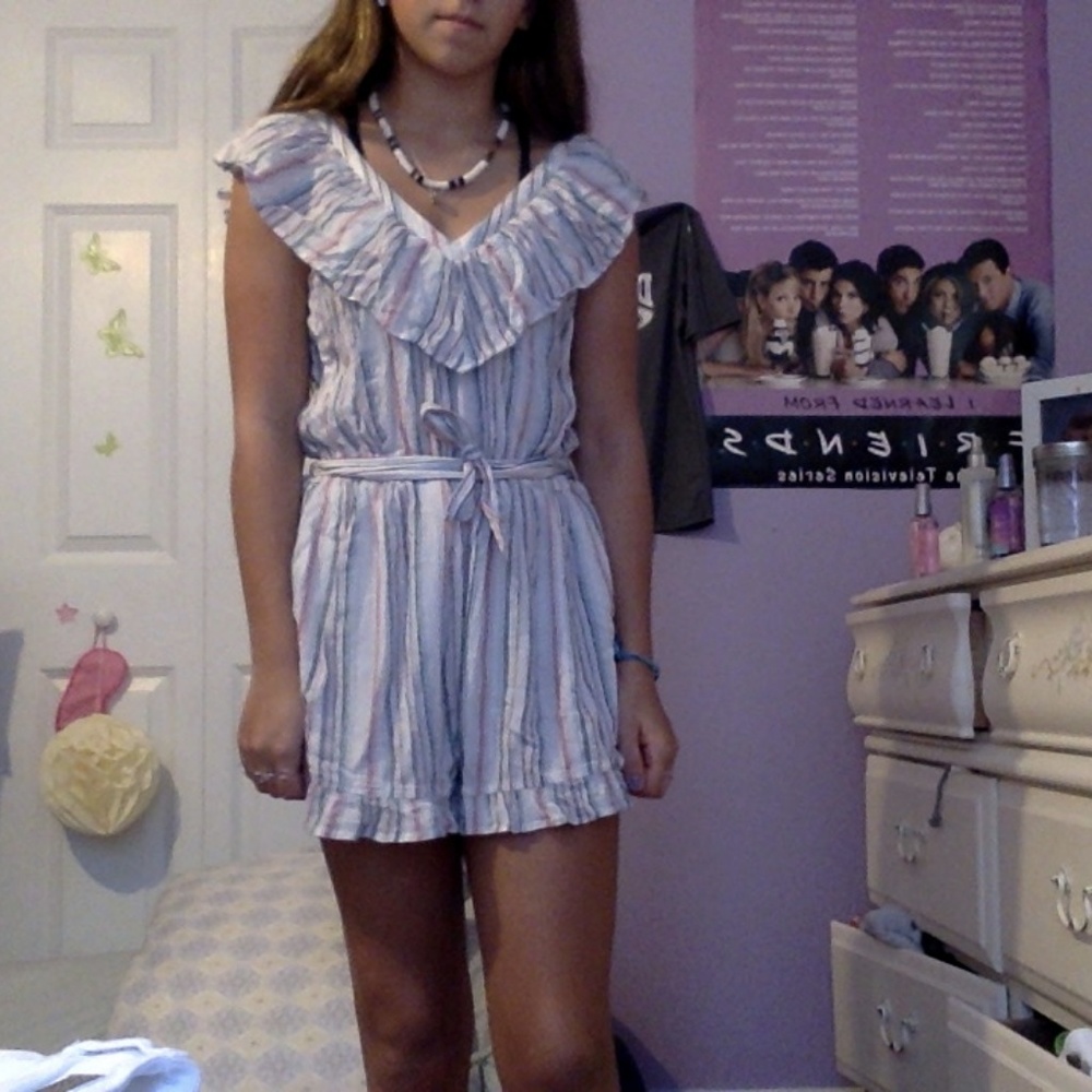 Multi colored Romper- American eagle-